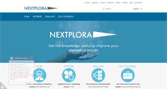 Desktop Screenshot of business.nextplora.com